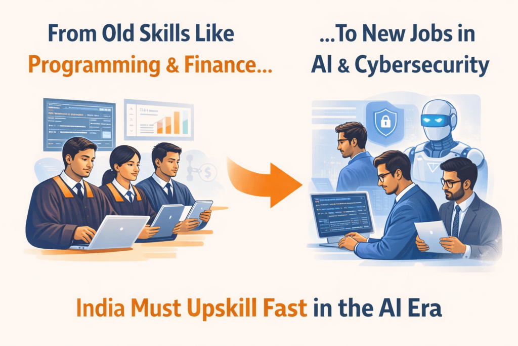 AI job shift from traditional skills to new AI careers