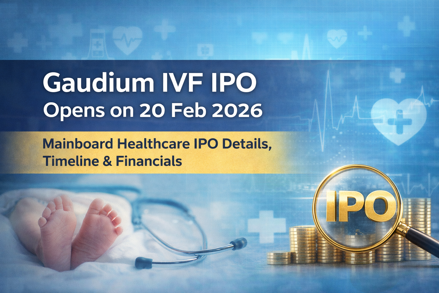 Gaudium IVF IPO Opens on 20 Feb 2026: Mainboard Healthcare IPO Details, Timeline & Financials