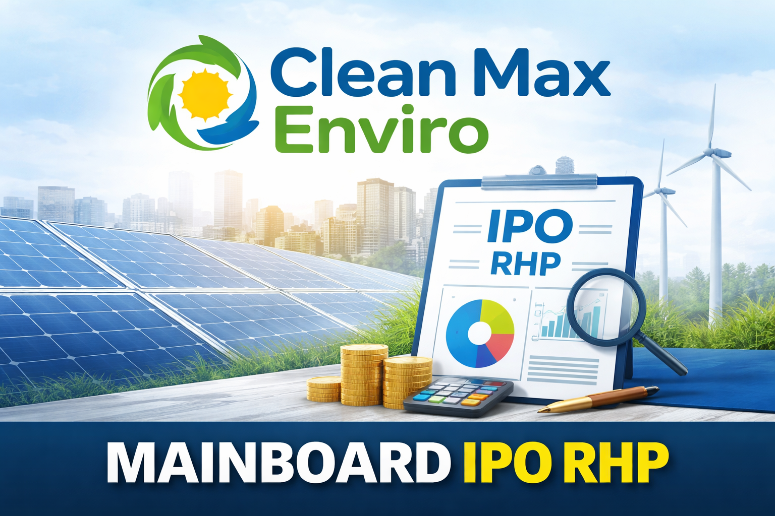 Clean Max Enviro IPO 2026 : RHP Update, Issue Size Reduced, Key Dates & All Details