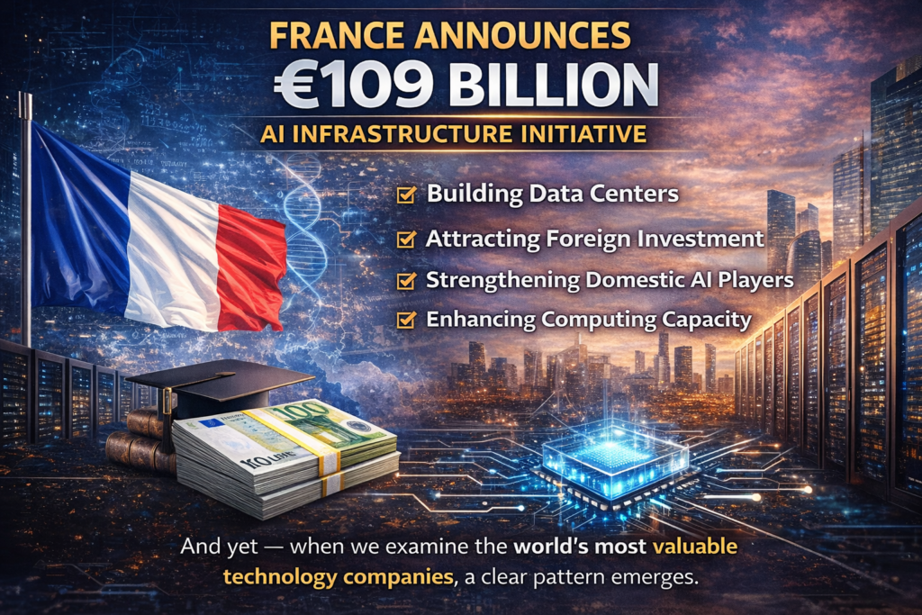 France €109 billion AI infrastructure initiative to build data centers and strengthen domestic AI ecosystem