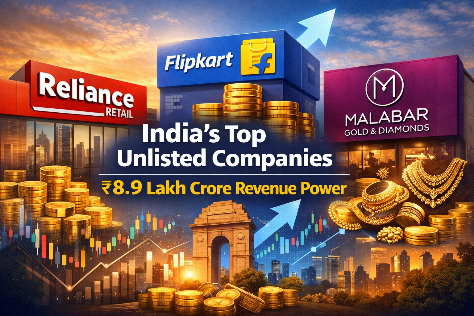 IPO Wave Coming? Reliance Retail Tops India’s 100 Biggest Unlisted Companies with ₹8.9 Lakh Crore Revenue